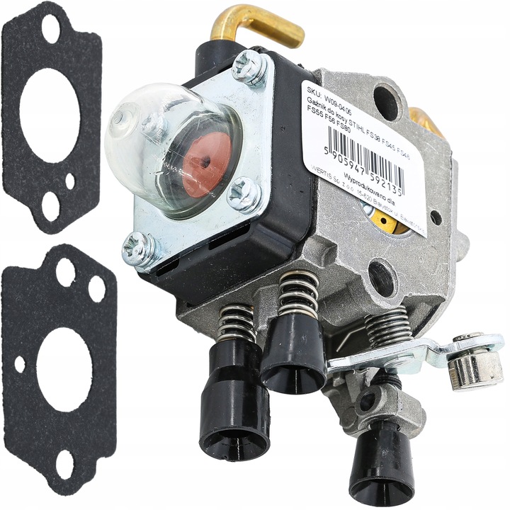 GAŹNIK DO KOSY STIHL FS55 FS38 FS46 FS 55 FS45 KM55 CZĘŚCI DO STIHL