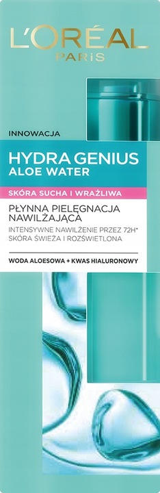 Krem Do Twarzy Nawilżający Loreal Hydra Genius Z Kwasem Hialuronowym 70 ml