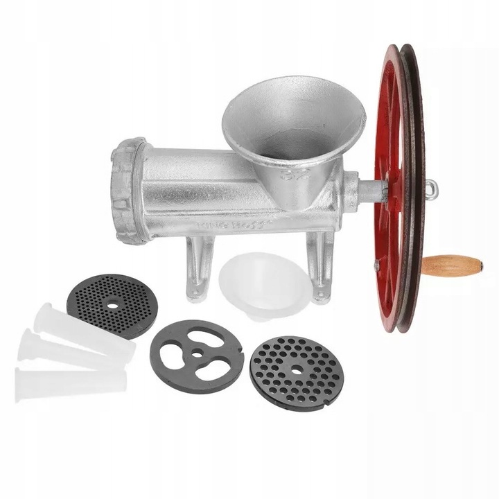 Maszynka 32 do Mielenia Mięsa NADZIEWARKA Koła Lejki 4 x SITO KING