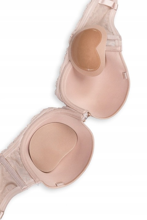 MOCNE SAMOPRZYLEPNE WKŁADKI EFEKT PUSH UP STRÓJ STANIK BIKINI WODOODPORNE