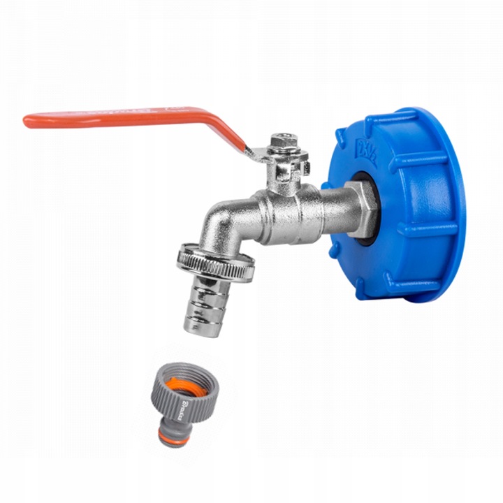 KRAN DO ZBIORNIKA 1000 ZAWÓR DO MAUZERA NA WĄŻ 1/2