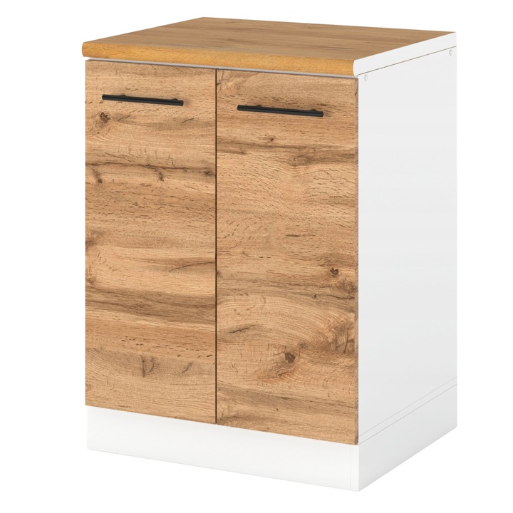 SZAFKA KUCHENNA DOLNA STOJĄCA DĄB WOTAN 60CM MEBLE KUCHENNE DO KUCHNI