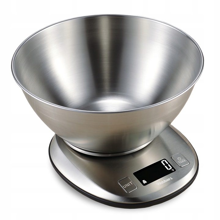 Waga kuchenna WEBBER EK4390 INOX stal nierdzewna LCD 5kg 1g misa