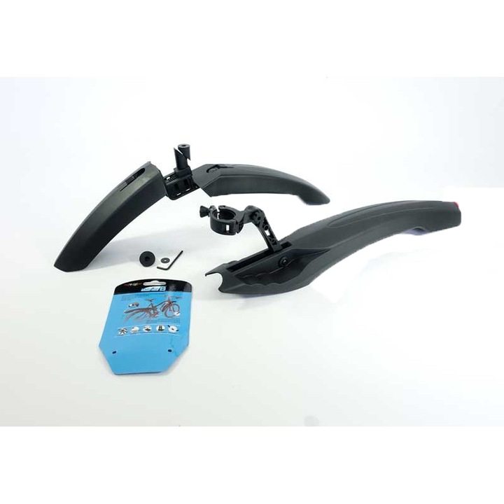 ZESTAW BLOTNIKÓW ROWEROWYCH KOMPLET PRZÓD+TYŁ BŁOTNIKI ROWEROWE 24-29'' Z1