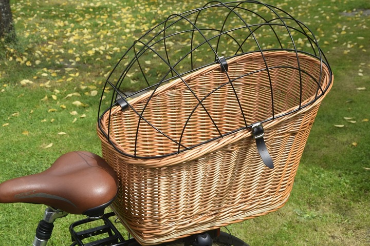 KOSZYK wiklinowy KOSZ na rower BAGAŻNIK dla PSA