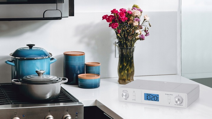 Radio kuchenne Kruger&Matz BT PODWIESZANE Zegar Budzik Minutnik LCD