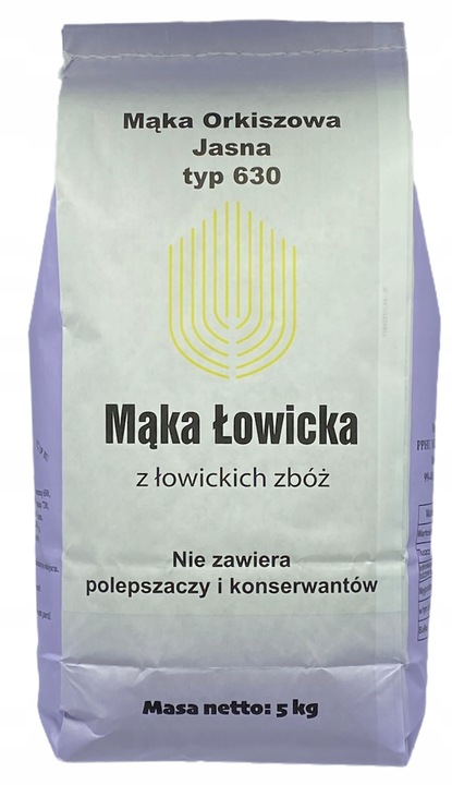 Mąka orkiszowa jasna 630 5kg EKO TORBA
