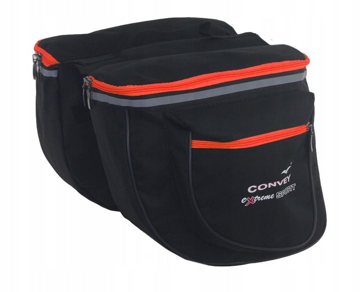 Torba rowerowa na bagażnik Sakwa dwie komory Codura Produkt Polski Convey