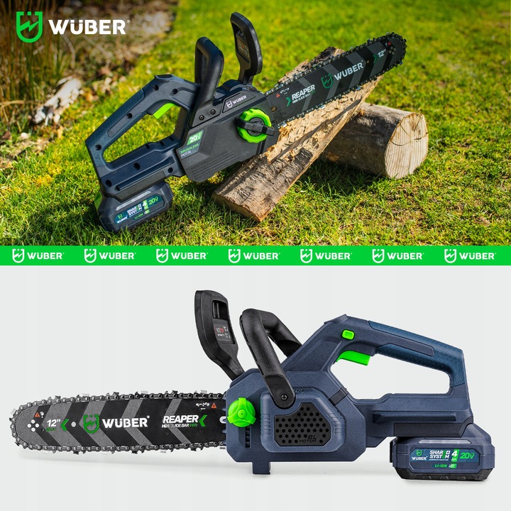 AKUMULATOROWA PILARKA PIŁA ŁAŃCUCHOWA GAŁĘZIÓWKA DO DREWNA 2X AKU