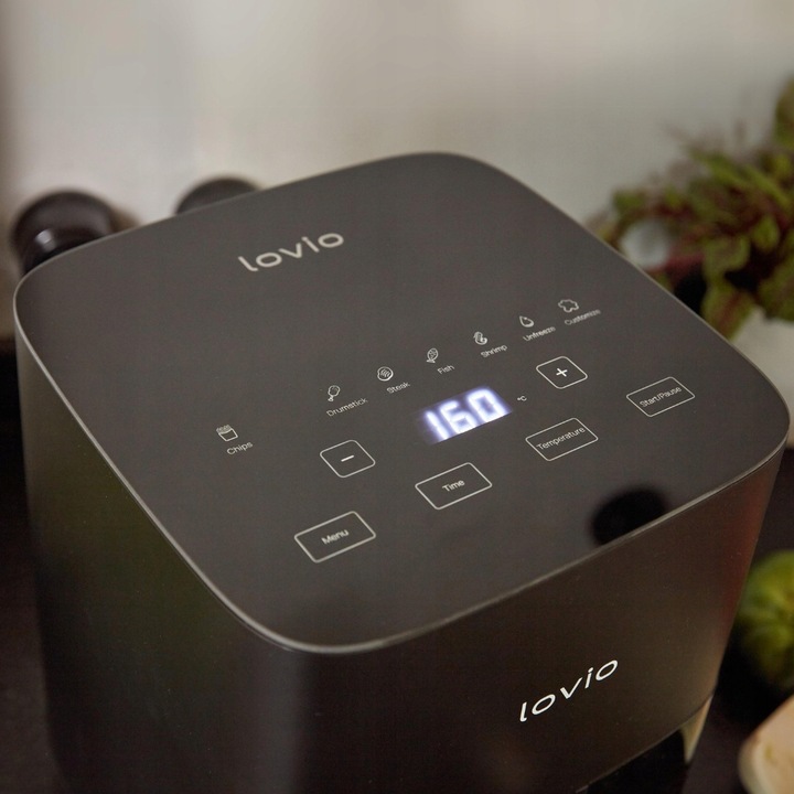 FRYTKOWNICA BEZTŁUSZCZOWA AIR FRYER FRYTOWNICA LOVIO 5L 8 PROGRAMÓW