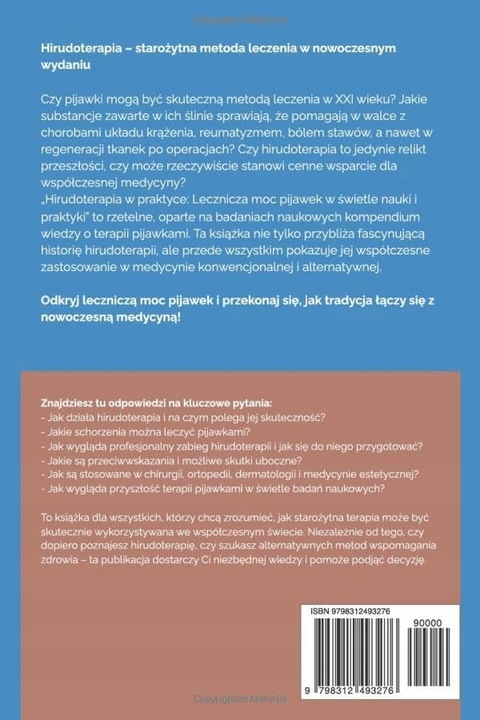 Hirudoterapia w praktyce: Lecznicza moc pijawek w świetle nauki i praktyki