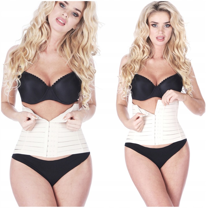 Orirose PAS gorset mocno WYSZCZUPLAJĄCY brzuch talię poporodowy Z REGULACJĄ