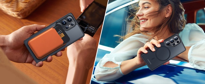 Etui CASE do Samsung Galaxy S25 ULTRA MAGNETYCZNE MATOWE WZMACNIANE 2xSZKŁO