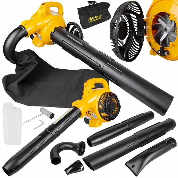 DMUCHAWA SPALINOWA OGRODOWA DO LIŚCI ODKURZACZ Z ROZDRABNIACZEM 4w1