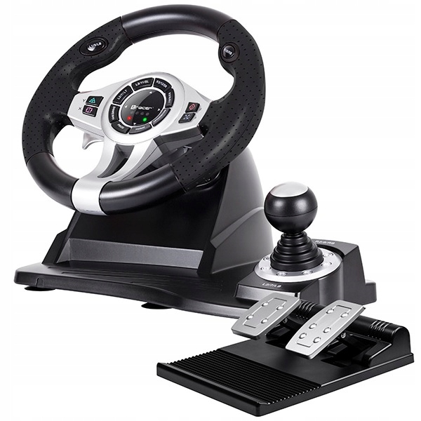 2 x Kierownica do gier z pedałami 4w1 PS4 PC PS3 XBOX ONE BIEGI DO KOMPUTER