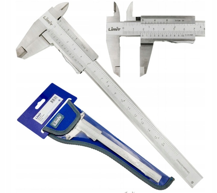 Suwmiarka analogowa z certyfikatem z przyciskiem blokującym LIMIT