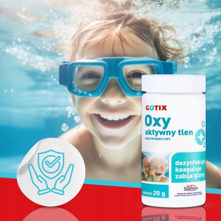 Aktywny Tlen do Basenu Jacuzzi Tabletki Chemia Basenowa Zamiast Chloru