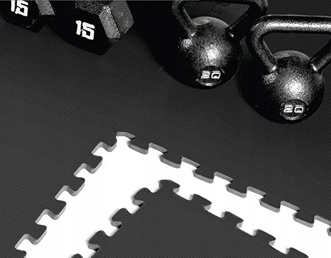 OCHRONNA MATA PODŁOGOWA PUZZLE SIŁOWNIA FITNESS POD SPRZĘT 120x180x2cm