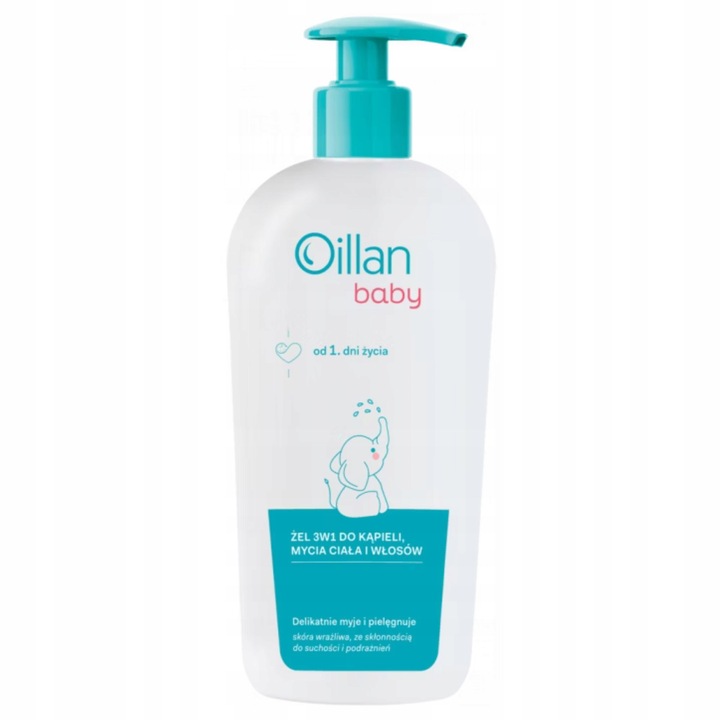 Oillan Baby Żel 3w1 do kąpieli 750 ml