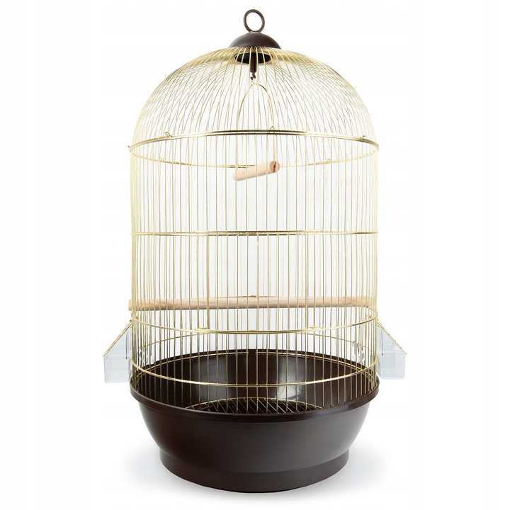 KLATKA DLA PAPUG KANARKA PTAKÓW + DRĄŻEK HUŚTAWKA 40X40X70 CM