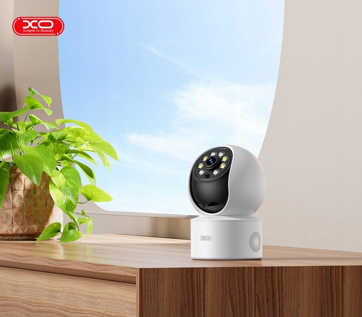 KAMERA WIFI IP WĘWNĘTRZNA OBROTOWA NIANIA 3MPx DLA PSA OBSERWACJI ZWIERZĄT