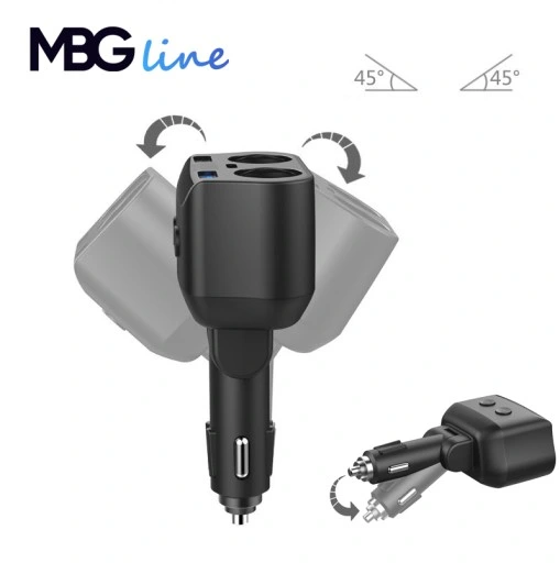 ROZDZIELACZ GNIAZDA ZAPALNICZKI 12-24V 3xUSB QC PD