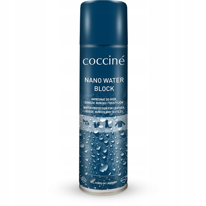 COCCINE ZESTAW IMPREGNAT PIANKA GĄBKA ZAMSZ NUBUK