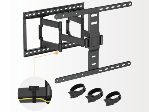 UCHWYT DO TELEWIZORA 43-90 CALI EXTRA MOCNY DO 60KG ULTRA PŁASKI TYLKO 27MM