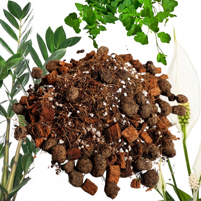 Podłoże BIGOS Lekka Ziemia do kwiatów roślin zielonych 5L Mieszanka