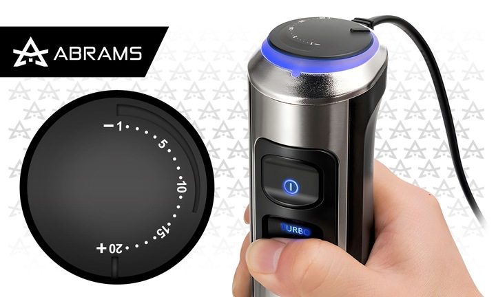 BLENDER RĘCZNY MIKSER WIELOFUNKCYJNY TRYB TURBO 1500 W OSTRZA TYTANOWE