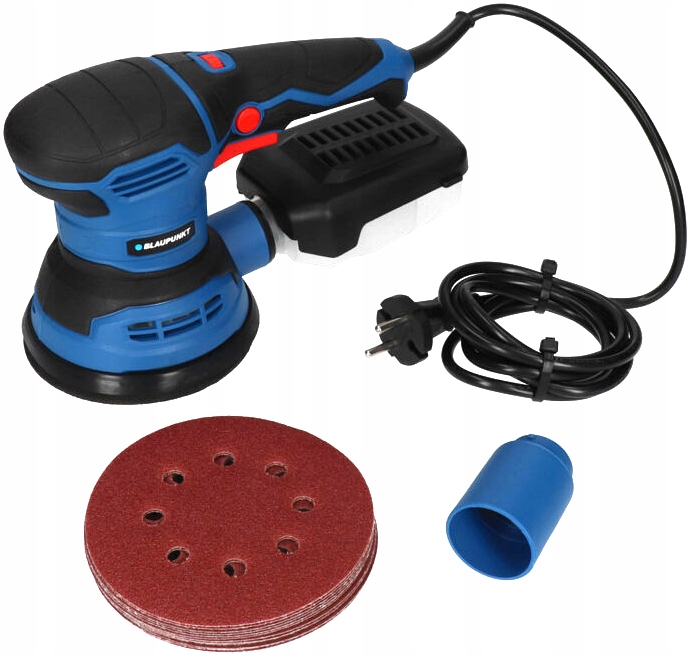 SZLIFIERKA MIMOŚRODOWA OSCYLACYJNA ELEKTRYCZNA Z REGULACJĄ KRĄŻKI ŚCIERNE