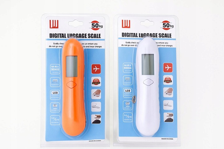 CYFROWA WAGA DO WALIZEK BAGIA PREMIUM MAX 50KG. WAGA TURYSTYCZNA KOLORY