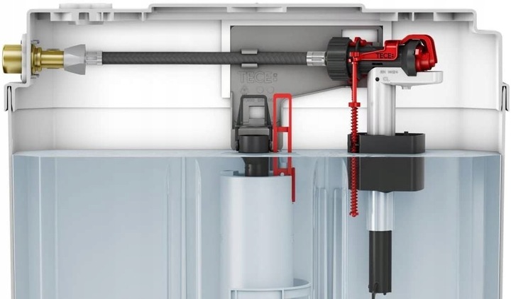 Tece Zawór Pływakowy Uniwersalny Typu F10 3/8" kątowy TECE