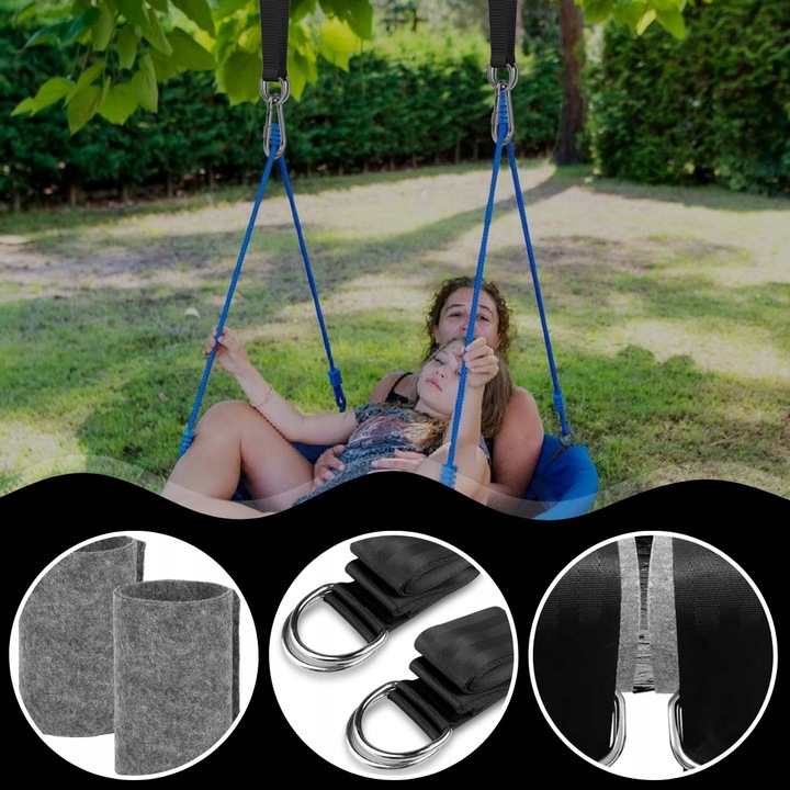 PASY DO HAMAKA MOCOWANIE DO HUŚTAWKI ZESTAW LINKI TAŚMY OSŁONY