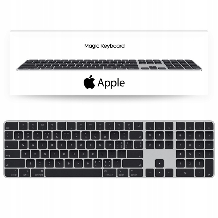 BEZPRZEWODOWA KLAWIATURA APPLE MAGIC KEYBOARD A1843 NUMERYCZNA | QWERTY US