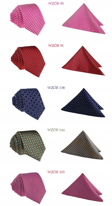 ZESTAW KOMPLET = KRAWAT i POSZETKA ( CHUSTECZKA )