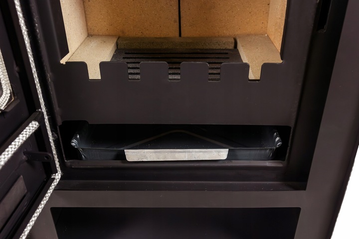 PIEC KOZA KOMINEK WOLNOSTOJĄCY STALOWY HESTIA + AKCESORIA KOMINKOWE