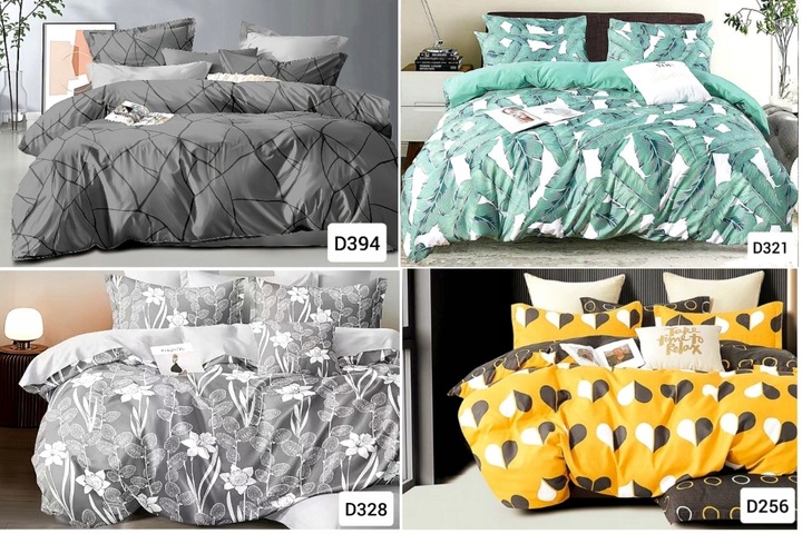 KOMPLET POŚCIELI DWUSTRONNEJ 160x200 NOWE WZORY