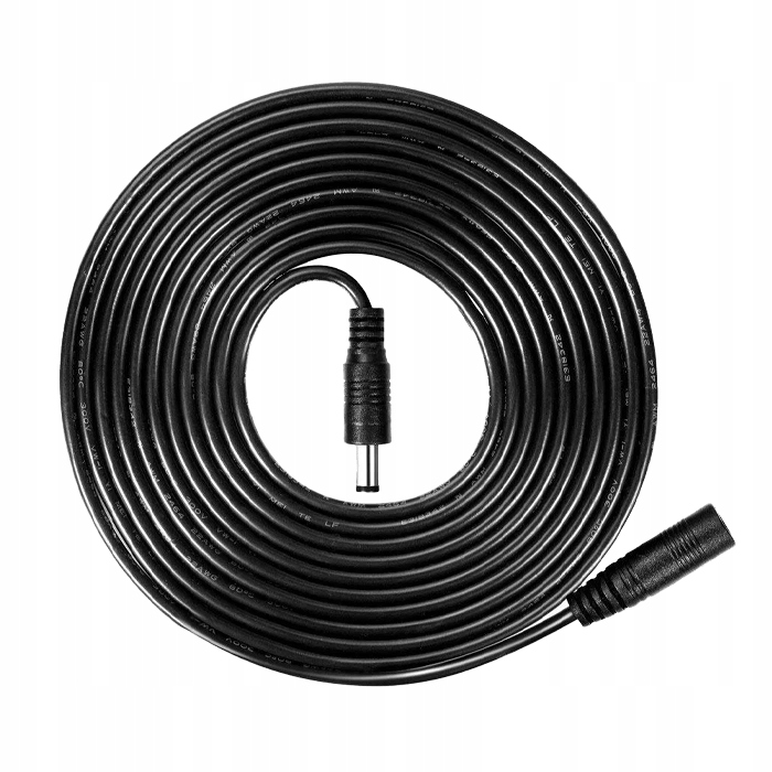 Przedłużacz zasilania DC 15m WGT-5.5/2.1