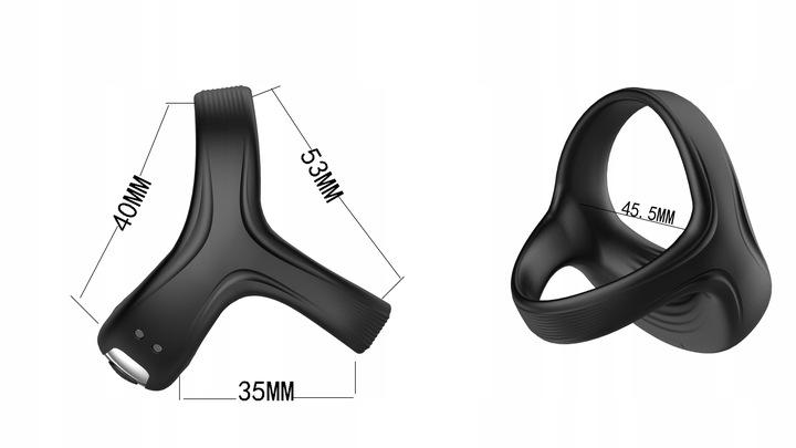 PIERŚCIEŃ EREKCYJNY pierścionek NA PENISA WIBRATOR