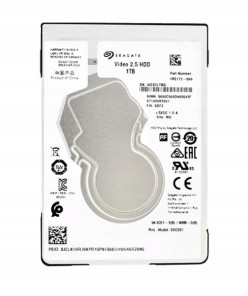 Dysk Twardy 1000GB 1TB Seagate ST1000VT001