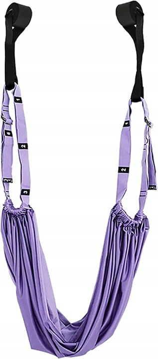 HAMAK CHUSTA DO ROZCIĄGANIA STRETCHING JOGA HUŚTAWKA ĆWICZENIA JOGI