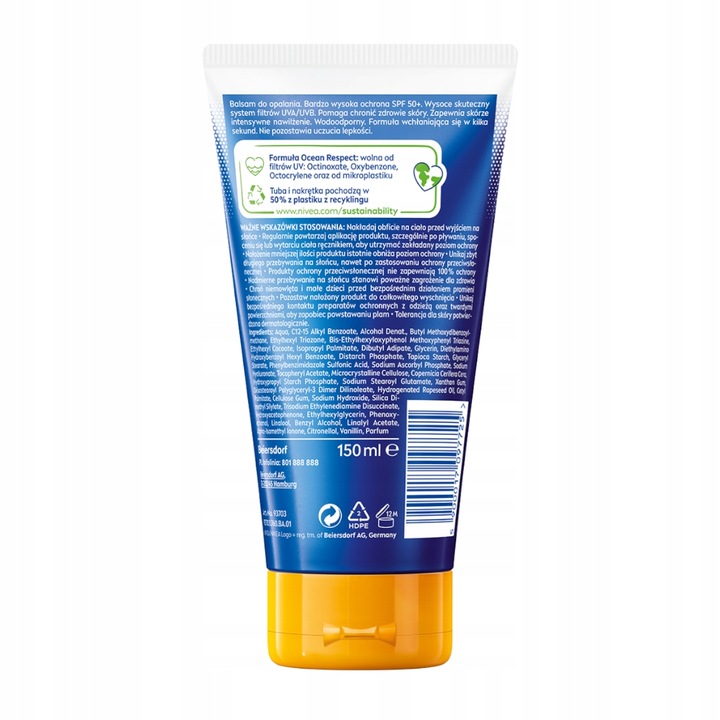 NIVEA SUN Protect & Moisture Invisible Finish balsam do opalania