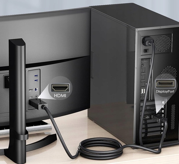 Kabel DisplayPort do HDMI DP 3 m adapter