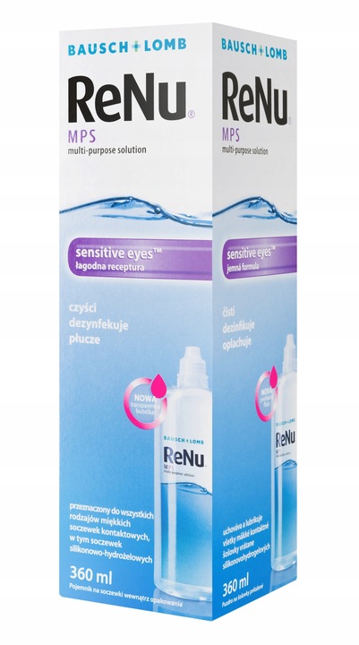 PŁYN DO SOCZEWEK RENU MPS 360ml x 2