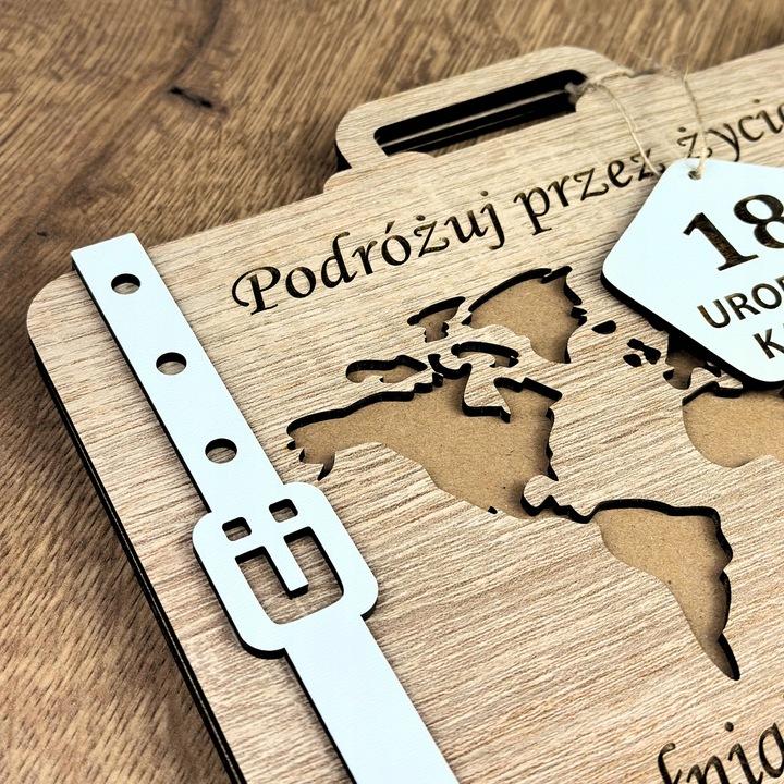 Pudełko na pieniądze Kartka PREZENT na 18 URODZINY dla chłopaka