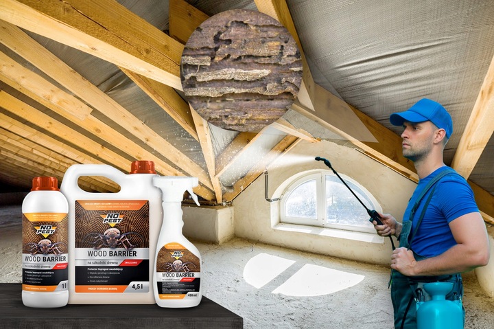 MOCNY ŚRODEK PREPARAT NA KORNIKI KOŁATKI SPUSZCZELE 1L PERMETRYNA NO