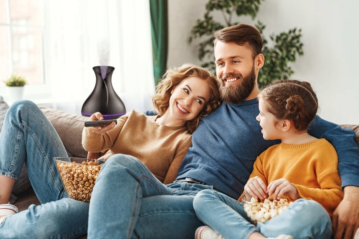 Dyfuzor Zapachowy Aromaterapia Pilot Timer LED AromaDark Transa 300 ml