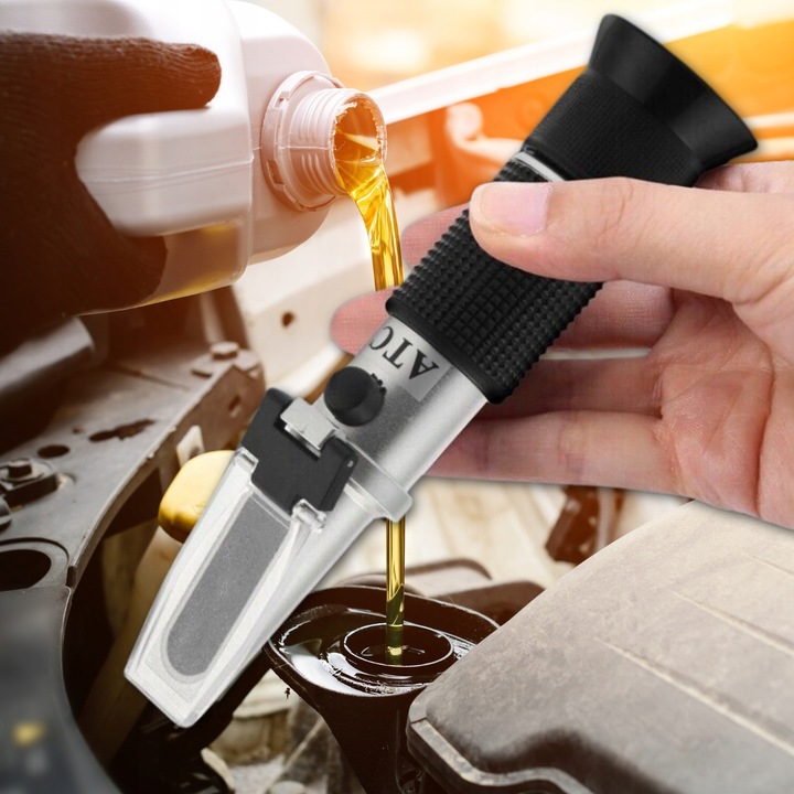 REFRAKTOMETR DO MIODU CUKROMIER + ZAWARTOŚĆ WODY KALIBRACJA MIERNIK CUKRU