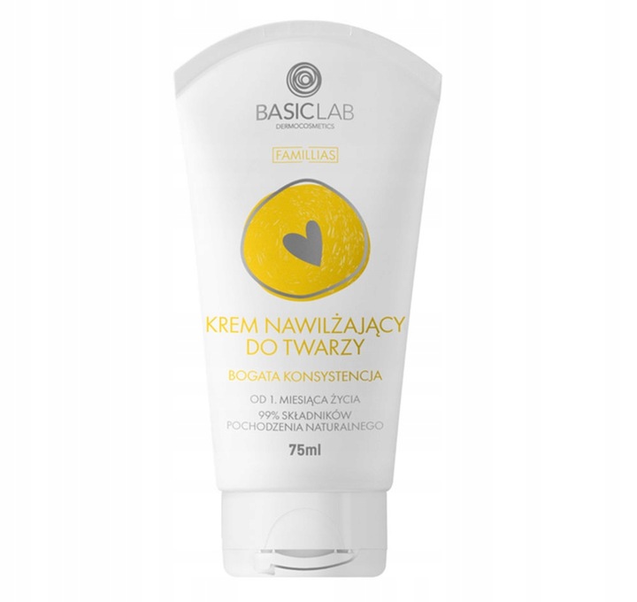 Basiclab bogaty nawilżający krem do twarzy